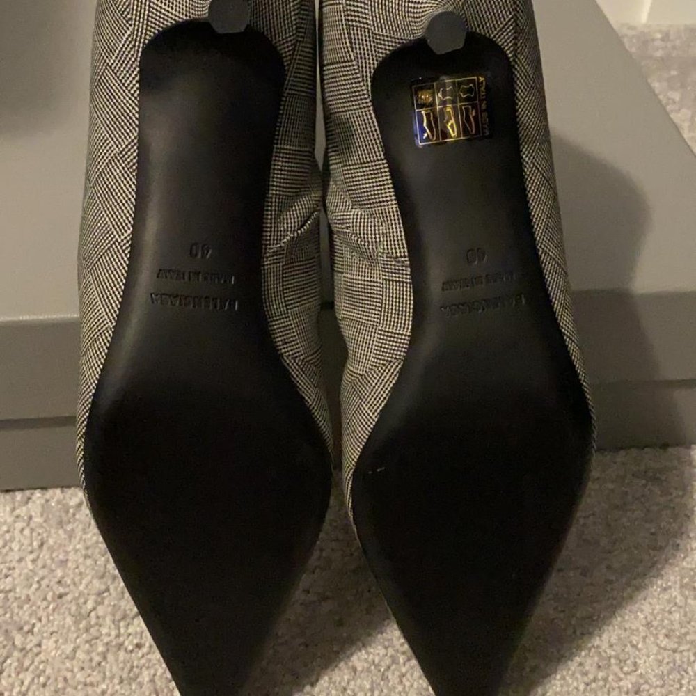 Balenciaga Knife checked ankle boots - Picture 3 of 5